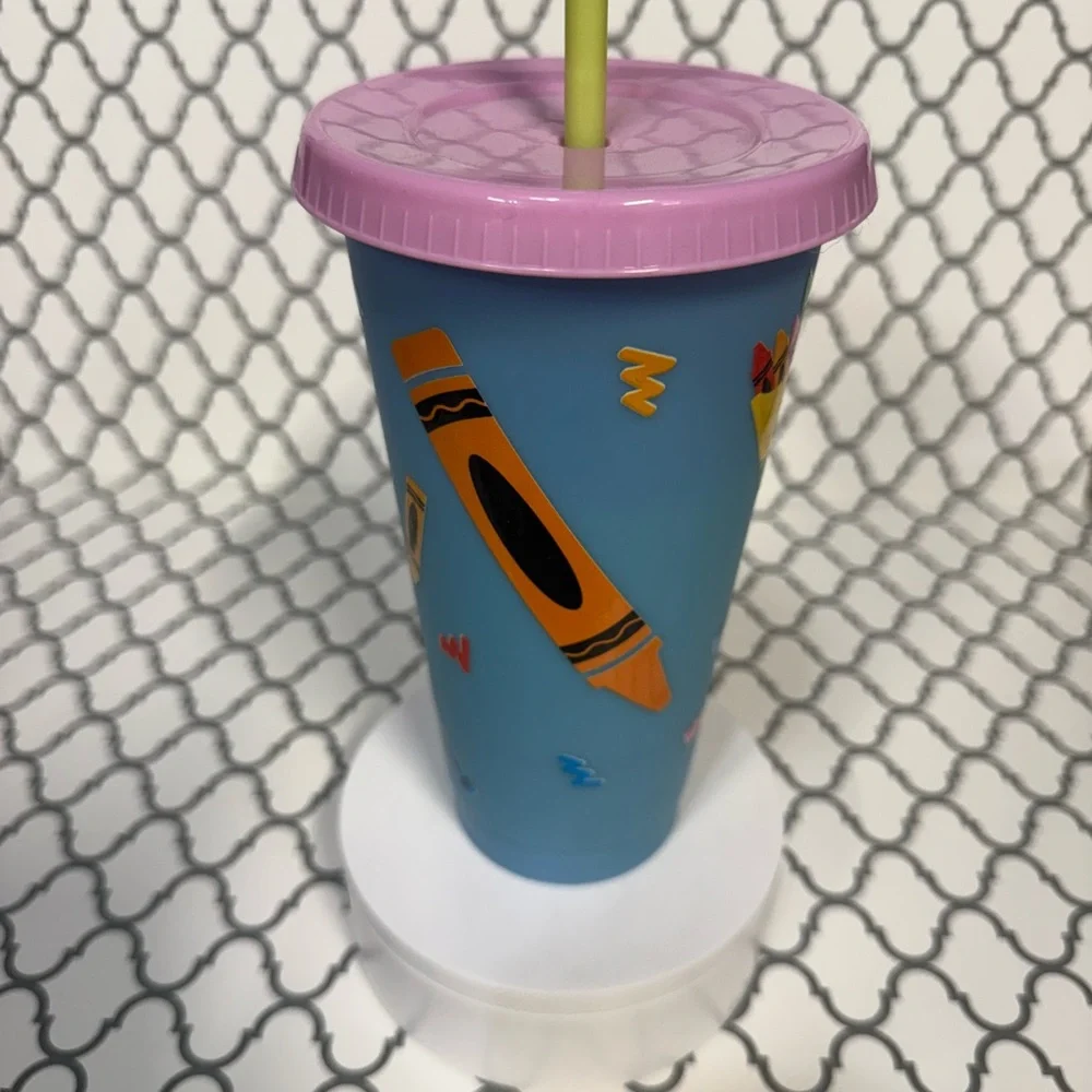 Colorful Crayon-Themed Tumbler Set - Picture 11 of 11